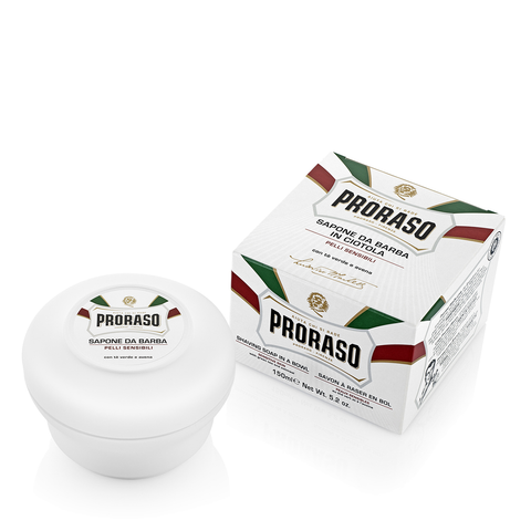Proraso Shaving Soap In A Bowl Sensitive 150ml - www.elegantgents.com