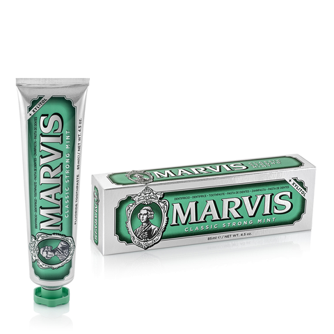 Marvis Classic Strong Mint Toothpaste 85ml - www.elegantgents.com
