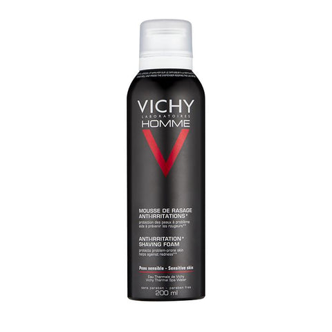 Vichy Homme Anti-Irritation Shaving Foam 200ml - www.elegantgents.com