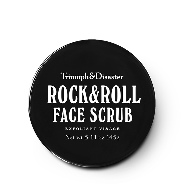 Triumph & Disaster Rock & Roll Volcanic Ash & Green Clay Face Scrub 145g - www.elegantgents.com